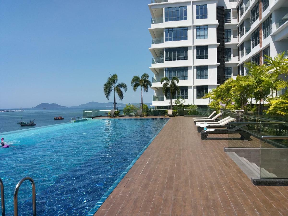 Elegant Living @ Pelagos Suites Oceanus Waterfront Kk Kota Kinabalu Exterior foto